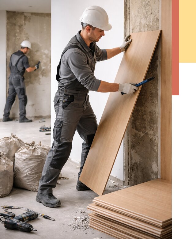 Демонтаж стеновых панелей в Великих Луках от 3618 руб. за м² быстро и недорого | ОТДЕЛОЧНИК-Вкл