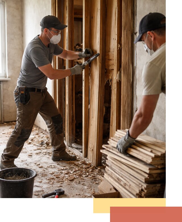 Демонтаж деревянных перегородок в Великих Луках быстро и аккуратно