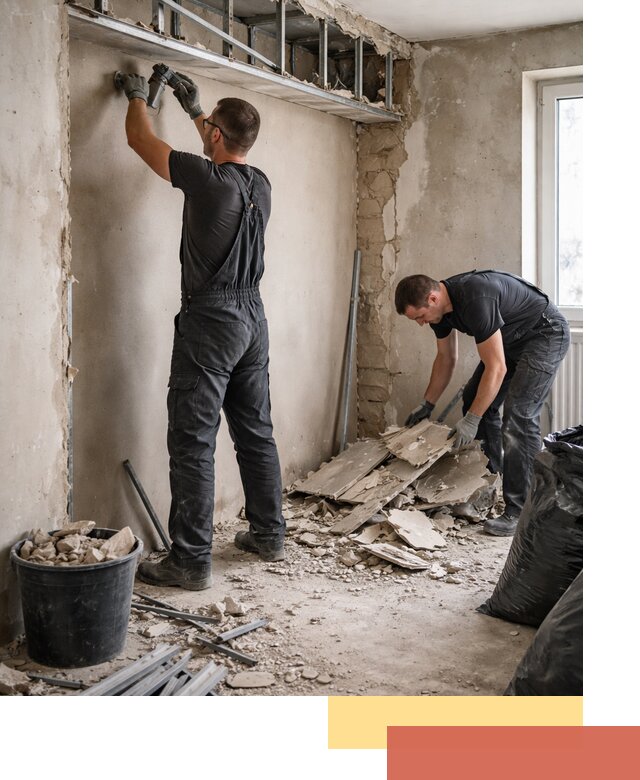 Демонтаж короба из гипсокартона в Великих Луках быстро и аккуратно