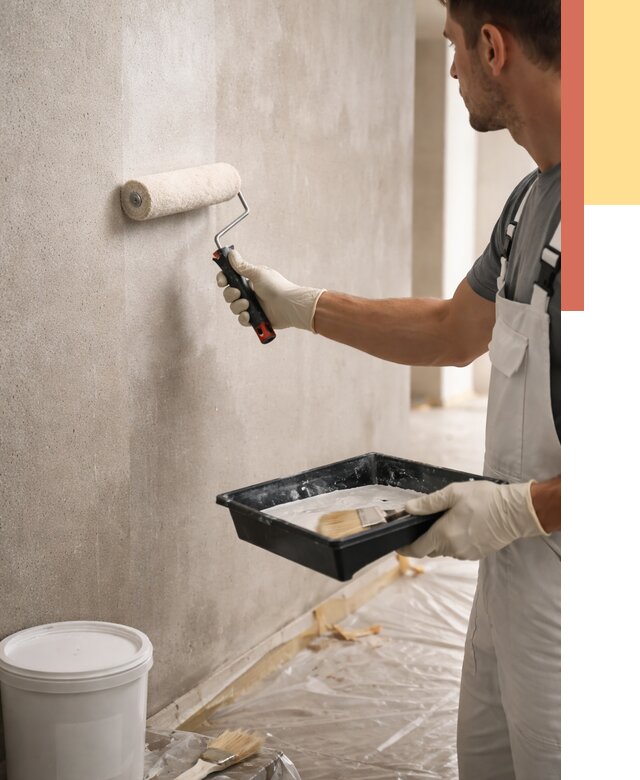 Грунтовка стен в Великих Луках от 2274 руб. м2 — быстро, недорого, с материалом | ОТДЕЛОЧНИК-Вкл