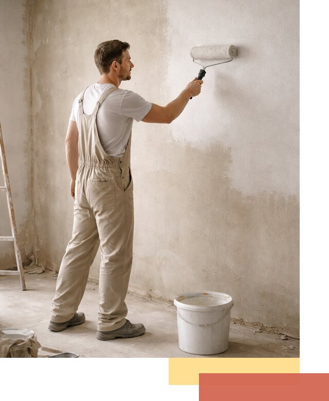 Грунтовка стен под отделку в Великих Луках профессиональным раствором