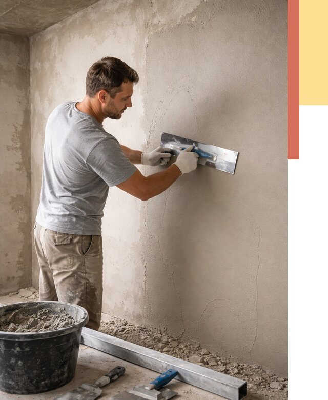 Штукатурка стен без маяков в Великих Луках от 7443 руб/м2 — услуги и цена | ОТДЕЛОЧНИК-Вкл