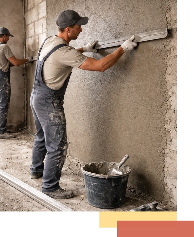 Штукатурка стен цементно-песчаная в Великих Луках профессионально