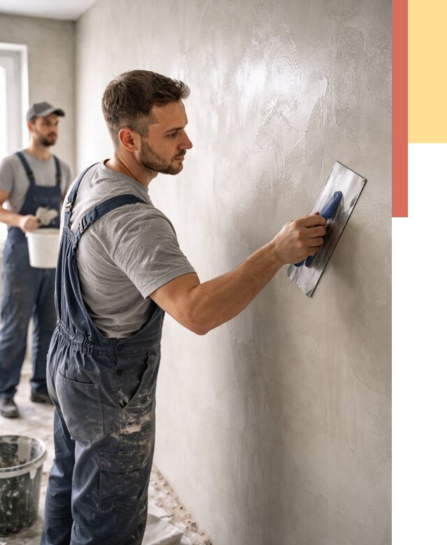 Глянцевание штукатурки стен в Великих Луках от 7753 руб. — услуги и затирка | ОТДЕЛОЧНИК-Вкл