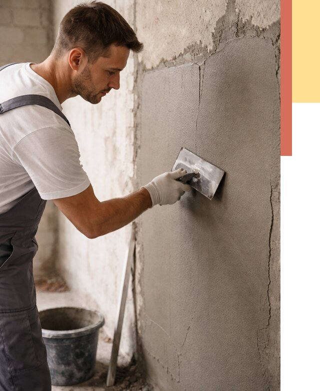 Штукатурка стен под плитку в Великих Луках от 4342 руб./м2 — выравнивание под плитку | ОТДЕЛОЧНИК-Вкл