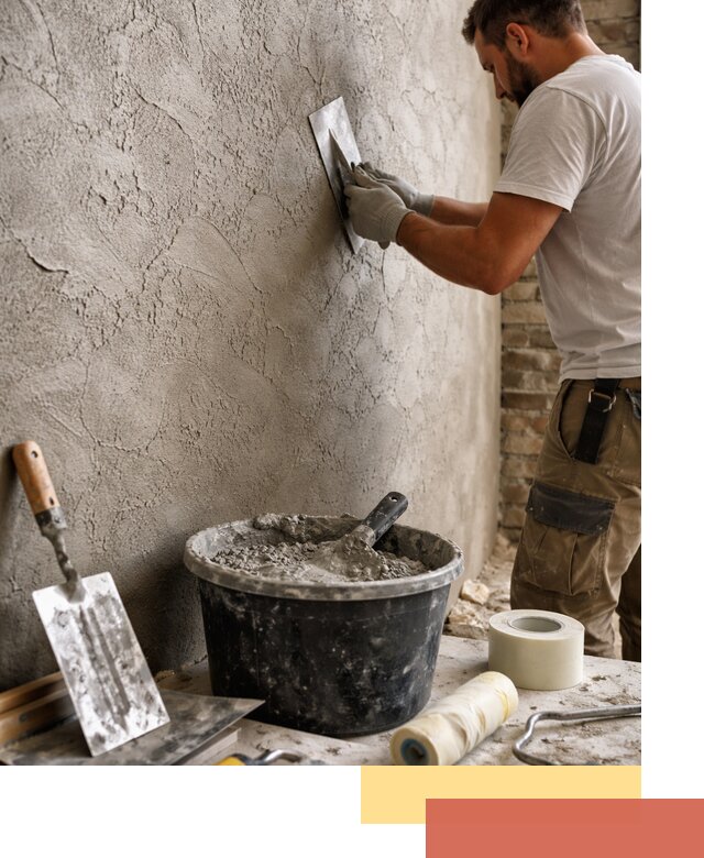 Декоративная штукатурка лофт в Великих Луках — отделка стен и потолков