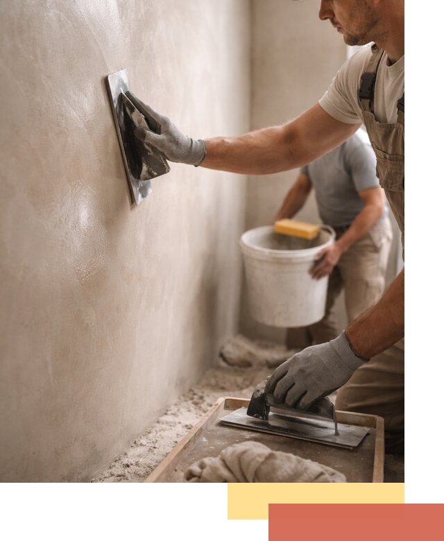 Нанесение марокканской штукатурки таделакт в Великих Луках