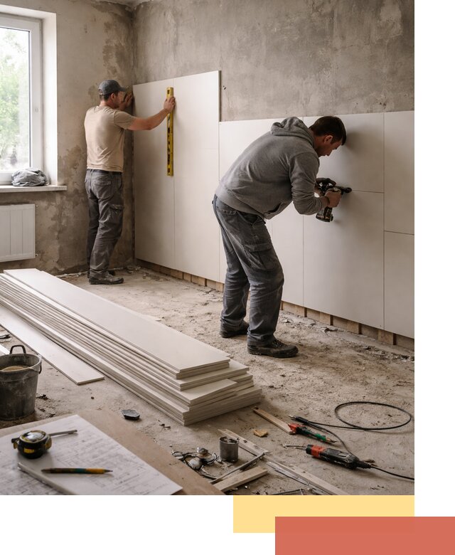 Монтаж ПВХ панелей на стены в Великих Луках качественно и быстро