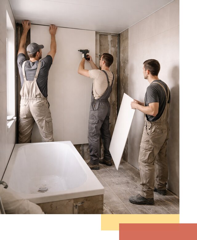 Отделка ванной панели ПВХ профессионально в Великих Луках