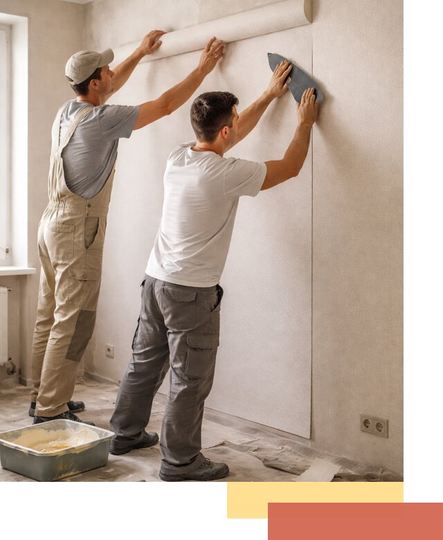 Поклейка виниловых обоев в Великих Луках профессионально и качественно