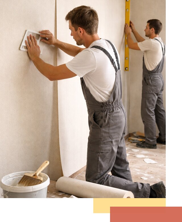 Поклейка бумажных обоев в Великих Луках качественно и недорого