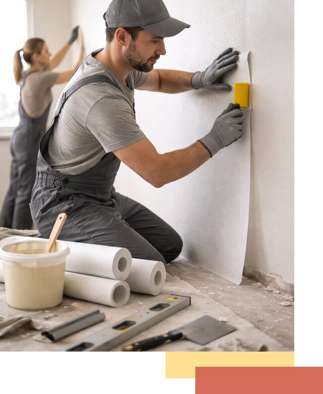 Поклейка стеклообоев профессионально в Великих Луках