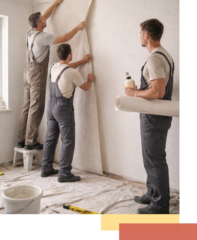 Оклейка стен обоями в Великих Луках — качественно и профессионально