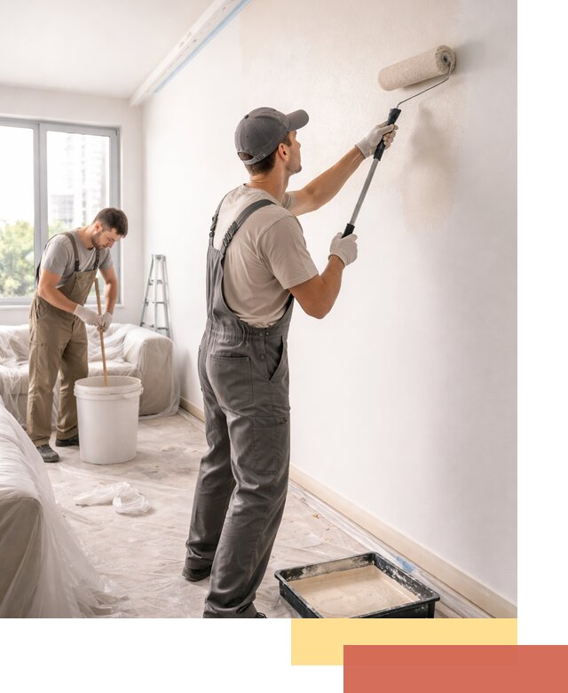 Покраска стен в офисе в Великих Луках — быстрый и качественный ремонт