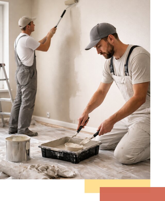 Покраска стен в квартире в Великих Луках — профессионально и аккуратно