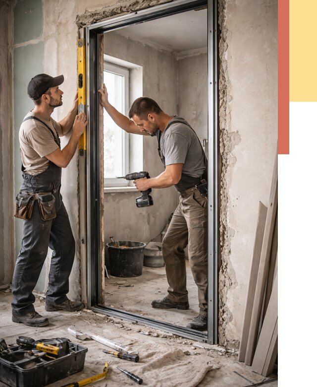 Закладка дверного проема в Великих Луках от 3618 руб. — быстро и недорого | ОТДЕЛОЧНИК-Вкл