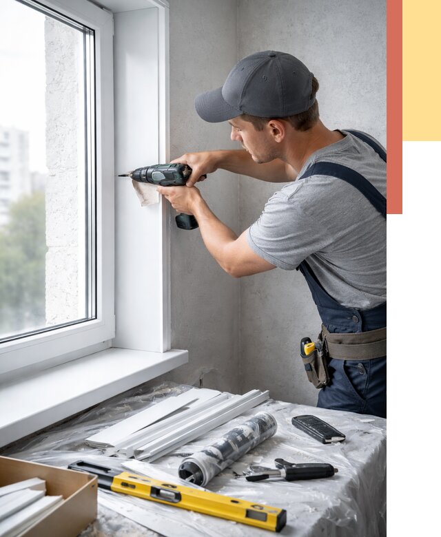 Установка пластиковых откосов в Великих Луках от 2326 руб. | ОТДЕЛОЧНИК-Вкл монтаж, быстро и недорого