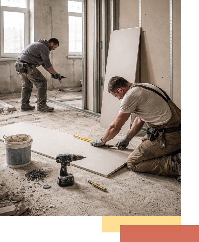 Кладка перегородок из ПГП под ключ в Великих Луках