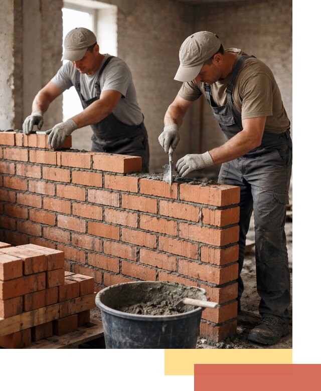 Кладка кирпичных перегородок под ключ в Великих Луках