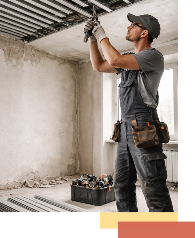 Демонтаж реечного потолка в Великих Луках быстро и аккуратно