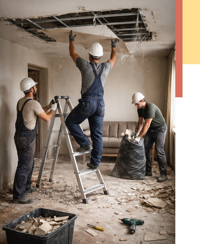 Демонтаж гипсокартонного потолка в Великих Луках от 434 руб. за м2 — ОТДЕЛОЧНИК-Вкл