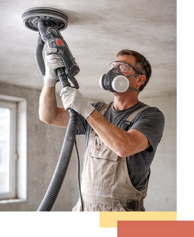 Шлифовка потолка в Великих Луках — качественная подготовка под отделку