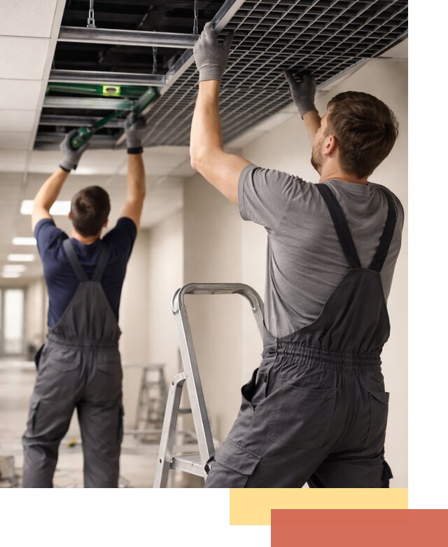 Монтаж потолка Грильято в Великих Луках: установка под ключ качественно