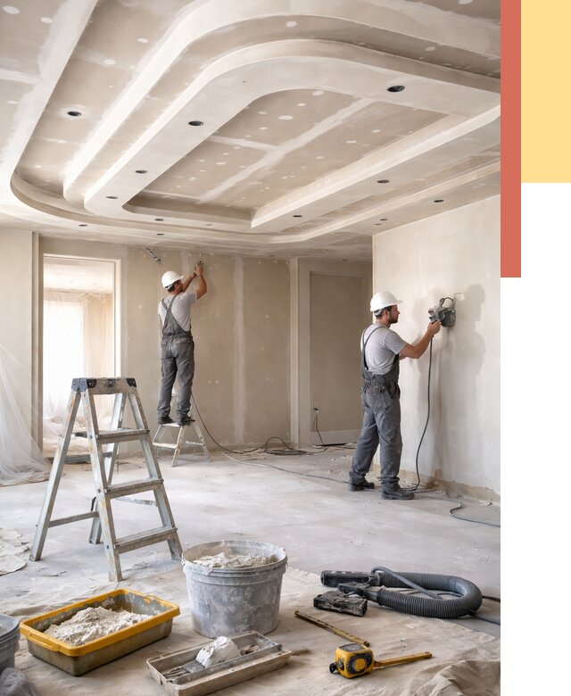 Многоуровневый потолок из гипсокартона в Великих Луках от 775 руб. под ключ | ОТДЕЛОЧНИК-Вкл