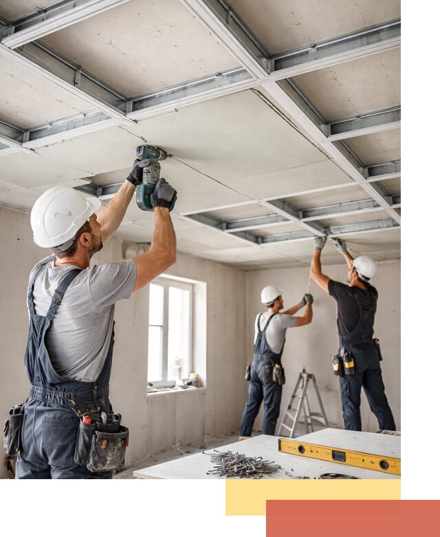 Кессонный потолок из гипсокартона под ключ в Великих Луках