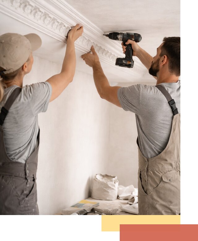 Профессиональный монтаж лепнины на потолок в Великих Луках