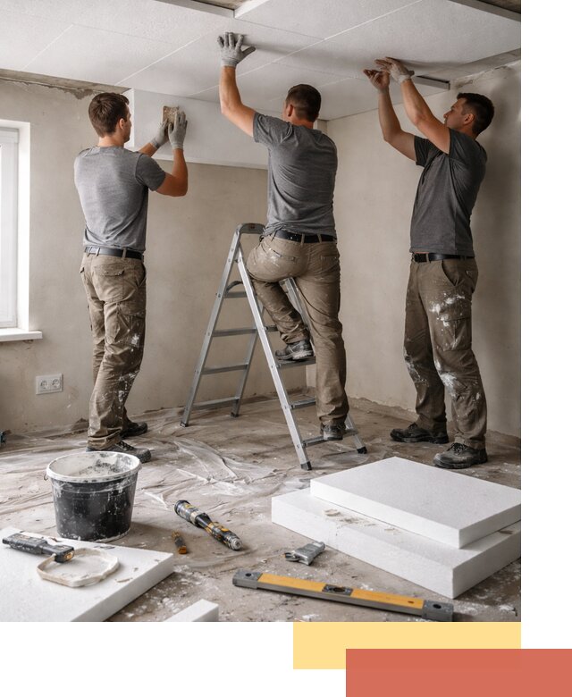 Утепление потолка пенопластом в Великих Луках быстро и качественно