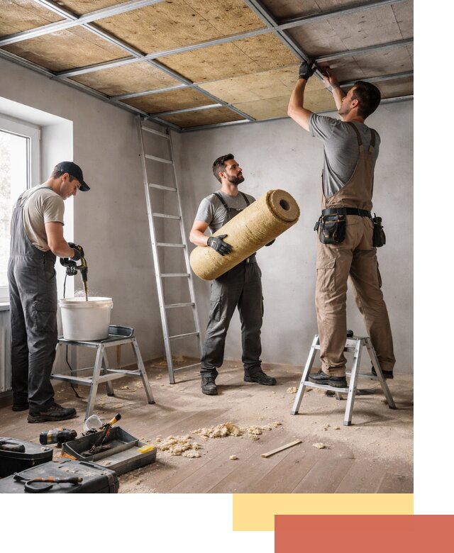 Шумоизоляция потолка в Великих Луках: профессиональный монтаж и отделка